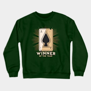 Poker Winner Of The Year Crewneck Sweatshirt